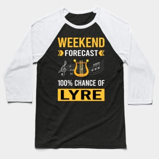 Weekend Forecast Lyre Baseball T-Shirt